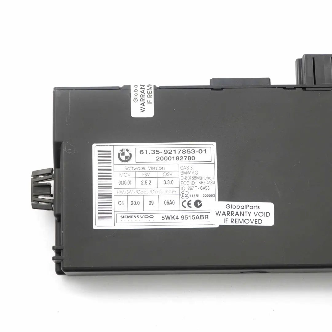  Kit ECU Mini One R55 R56 R57 N12 95HP DME + CAS3 + Chiave - SKU 7589971-2 - Numero di parte 7589971