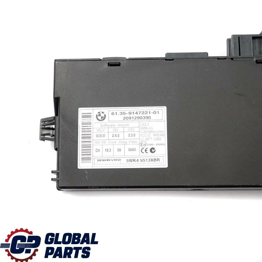 Mini One R56 N12 1.4 N12B14A 95HP Petrol ECU Kit DME + CAS3 + Key - SKU 7589971-3 - Part number 7589971