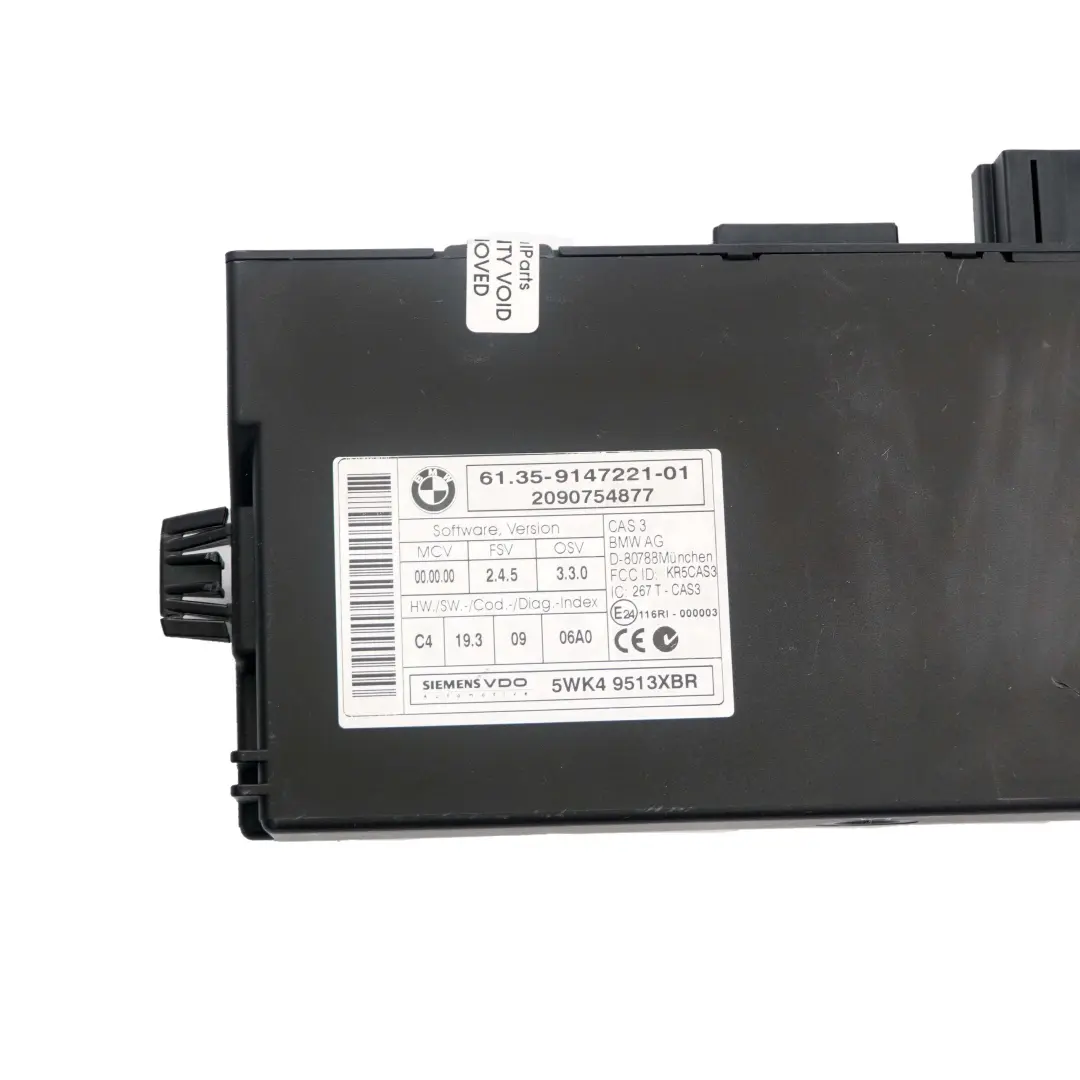 120HP Komputer DME ECU + CAS3 Klucz Automat do MINI Cooper R56 N12 o numerze 7589971 MINI Cooper R56 N12 120HP Komputer DME ECU + CAS3 Klucz Automat - SKU 7589971-6 - Numer Części 7589971