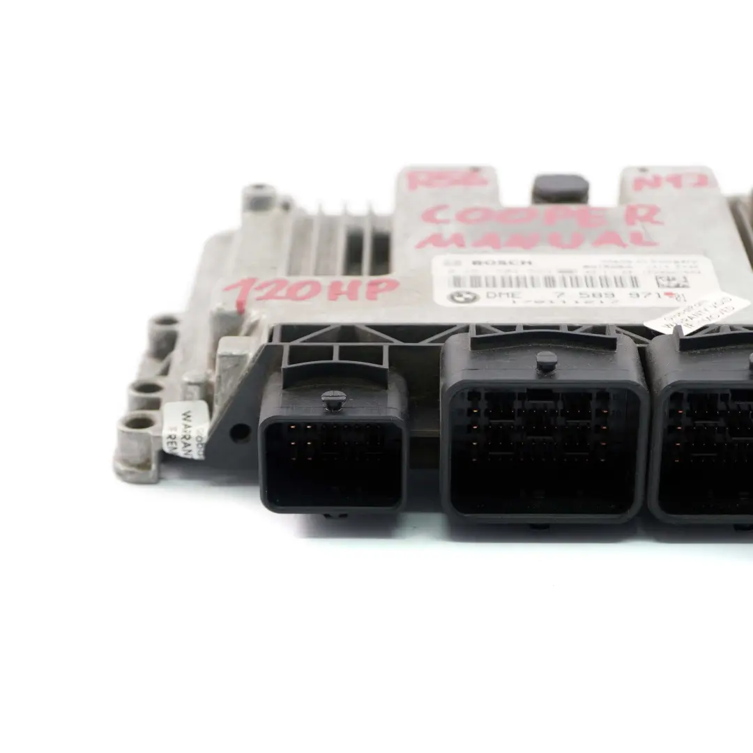 Benzina N12 120PS Motore Centralina Dme Cambio per Mini Cooper R56 con numero di parte 7589971 Mini Cooper R56 Benzina N12 120PS Motore Centralina Dme Cambio - SKU 7589971 - Numero di parte 7589971