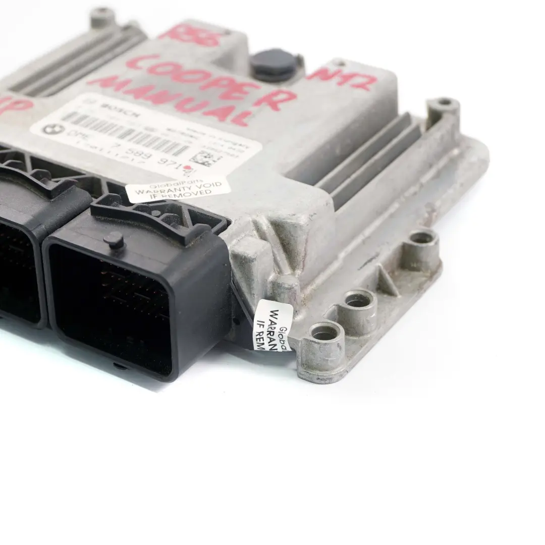 Benzina N12 120PS Motore Centralina Dme Cambio per Mini Cooper R56 con numero di parte 7589971 Mini Cooper R56 Benzina N12 120PS Motore Centralina Dme Cambio - SKU 7589971 - Numero di parte 7589971