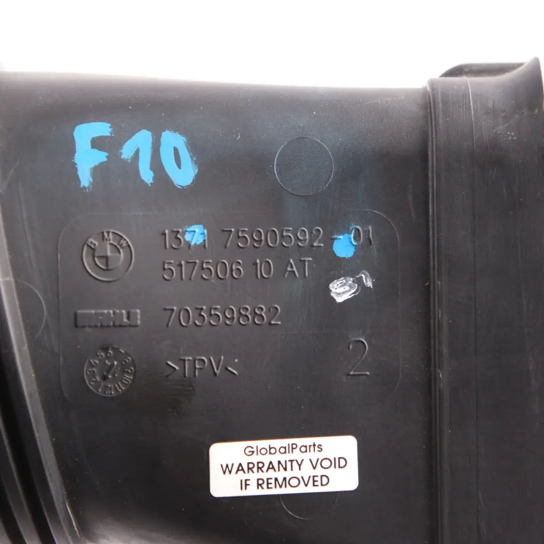 Silenciador Admisión Conducto Aire Tubo Canal Gasolina para BMW F10 F11 con número de pieza 7590592 BMW F10 F11 Silenciador Admisión Conducto Aire Tubo Canal Gasolina - SKU 7590592 - Número de pieza 7590592