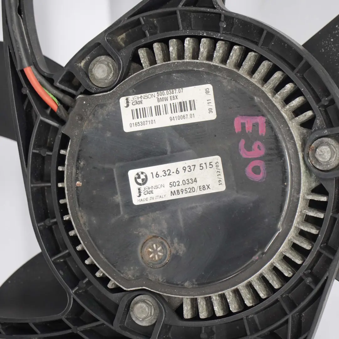 N46 N52 N53 400W Carcasa Ventilador Radiador Con Ventilador para BMW E87 E90 con número de pieza 7590699 BMW E87 E90 N46 N52 N53 400W Carcasa Ventilador Radiador Con Ventilador - SKU 7590699-4 - Número de pieza 7590699