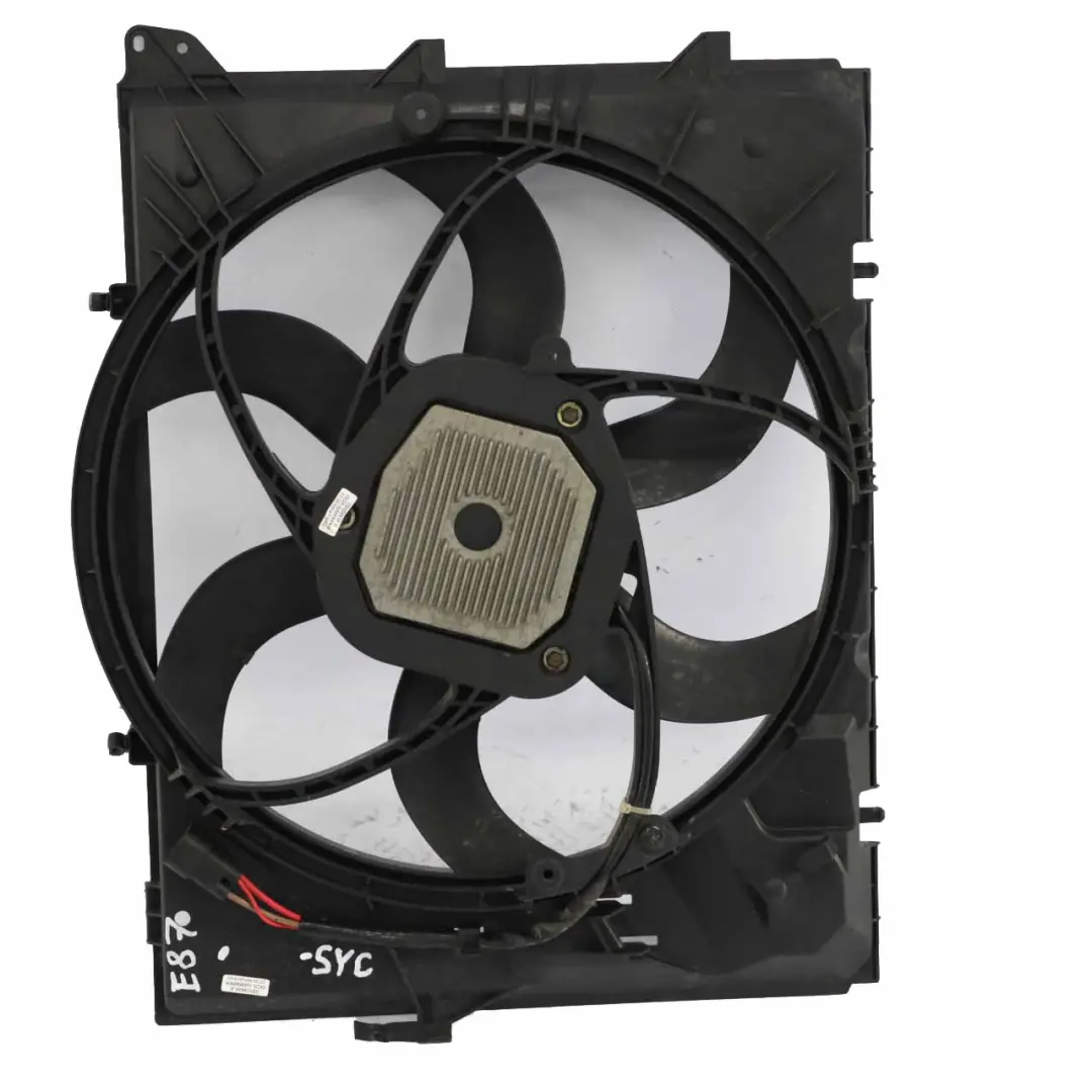  Radiator Fan BMW E87 E90 N45 N46 N52 N53 400W Housing With Fan SYC 116-223-70 - SKU 7590699-5 - Part number 7590699