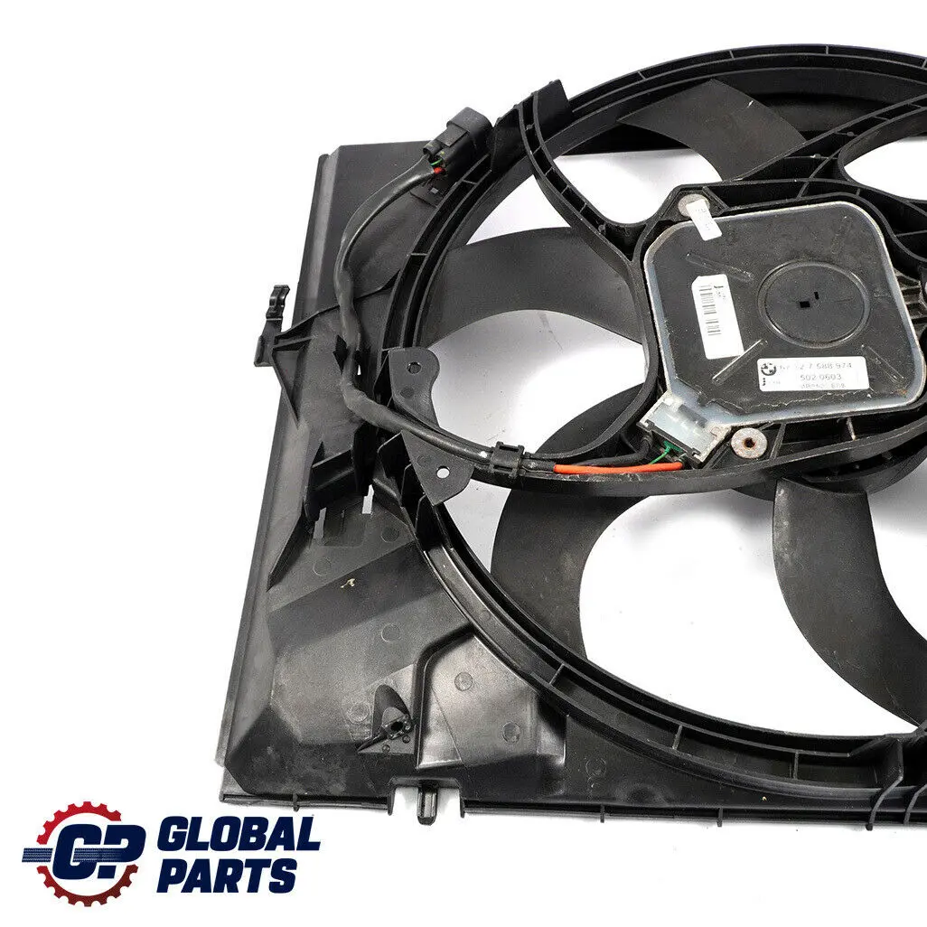 BMW E87 E90 N46 N52 N53 400W Radiator Fan Housing With Fan - SKU 7590699 - Part number 7590699