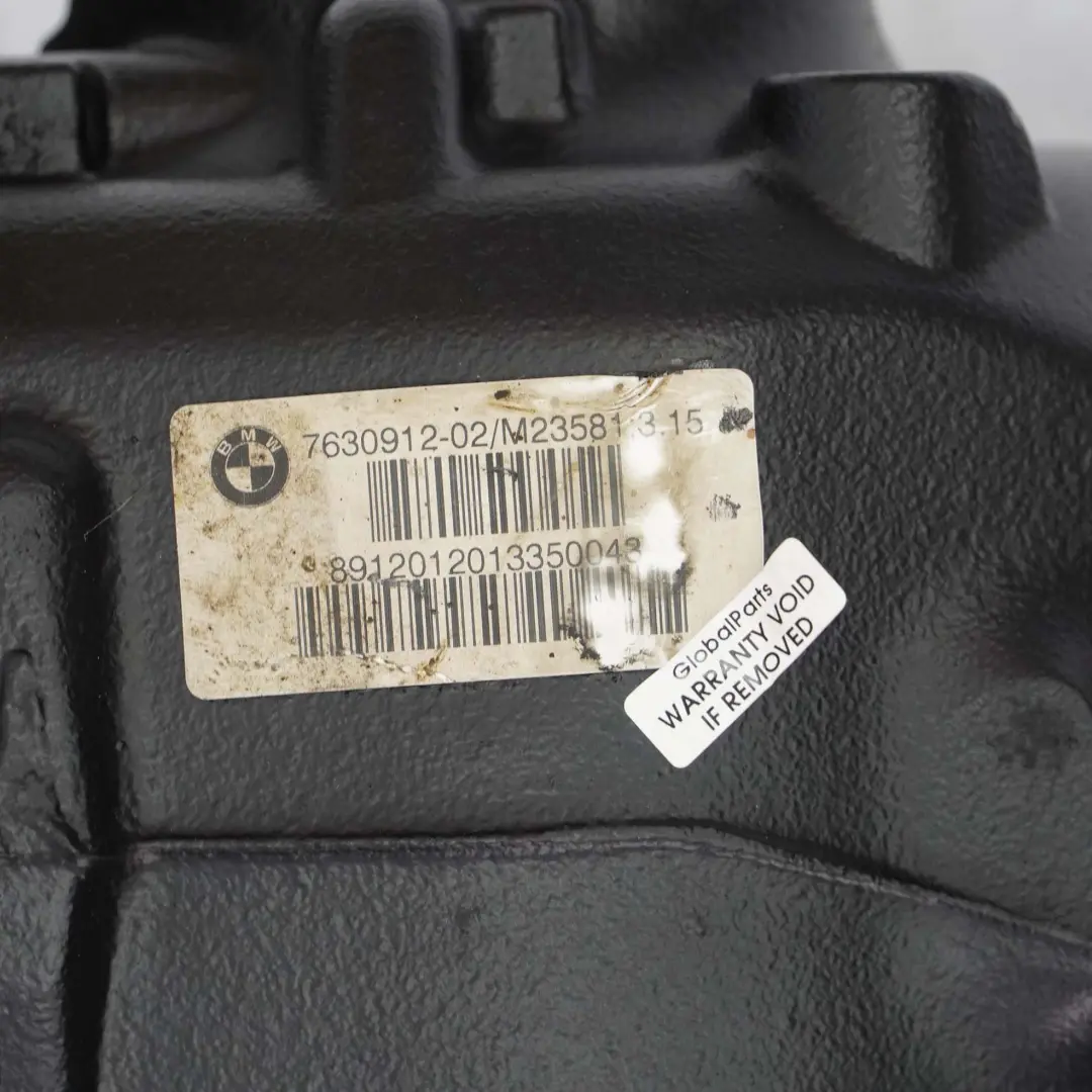 30dX 35iX Rear Differential Diff 3,15 Ratio 7590911 7630912 WARRANTY BMW X5 E70 - SKU 7590912 - Part number 7590912