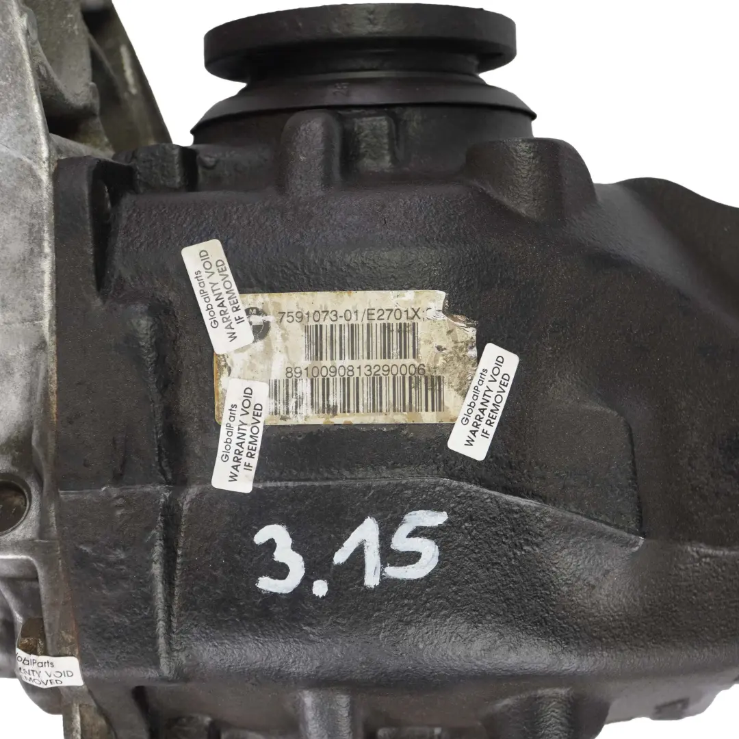 Différentiel arrière 3,15 Ratio GARANTIE pour BMW E81 E87 123d E90 LCI 320d à propos du numéro de pièce 7591073 BMW E81 E87 123d E90 LCI 320d Différentiel arrière 3,15 Ratio GARANTIE - SKU 7591073 - Numéro de pièce 7591073