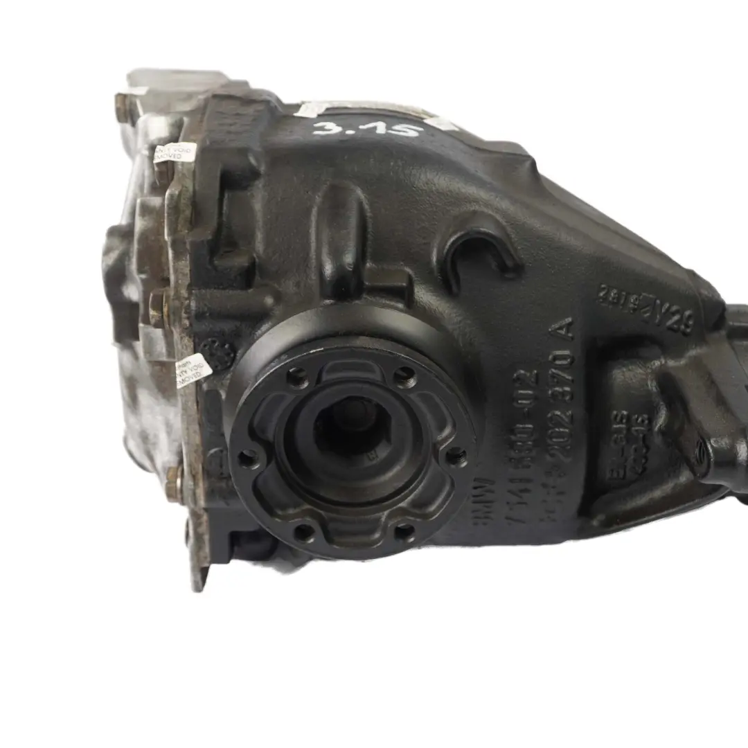 Diferencial trasero Ratio De 3,15 GARANTIA para BMW E81 E87 123d E90 LCI 320d con número de pieza 7591073 BMW E81 E87 123d E90 LCI 320d Diferencial trasero Ratio De 3,15 GARANTIA - SKU 7591073 - Número de pieza 7591073