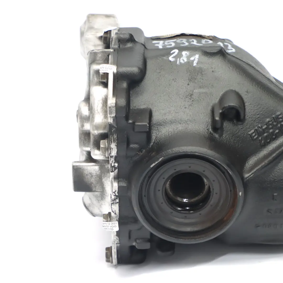 30dX 35dX Rear Axle Differential Diff 2,81 7592013 WARRANTY to BMW X3 F25 X4 F26 with Part number 7592014 BMW X3 F25 X4 F26 30dX 35dX Rear Axle Differential Diff 2,81 7592013 WARRANTY - SKU 7592014 - Part number 7592014