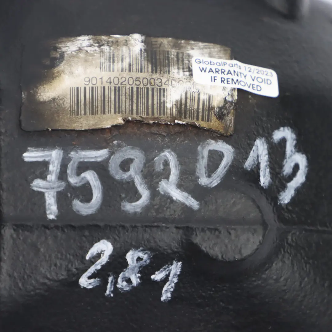 30dX 35dX Rear Axle Differential Diff 2,81 7592013 WARRANTY to BMW X3 F25 X4 F26 with Part number 7592014 BMW X3 F25 X4 F26 30dX 35dX Rear Axle Differential Diff 2,81 7592013 WARRANTY - SKU 7592014 - Part number 7592014