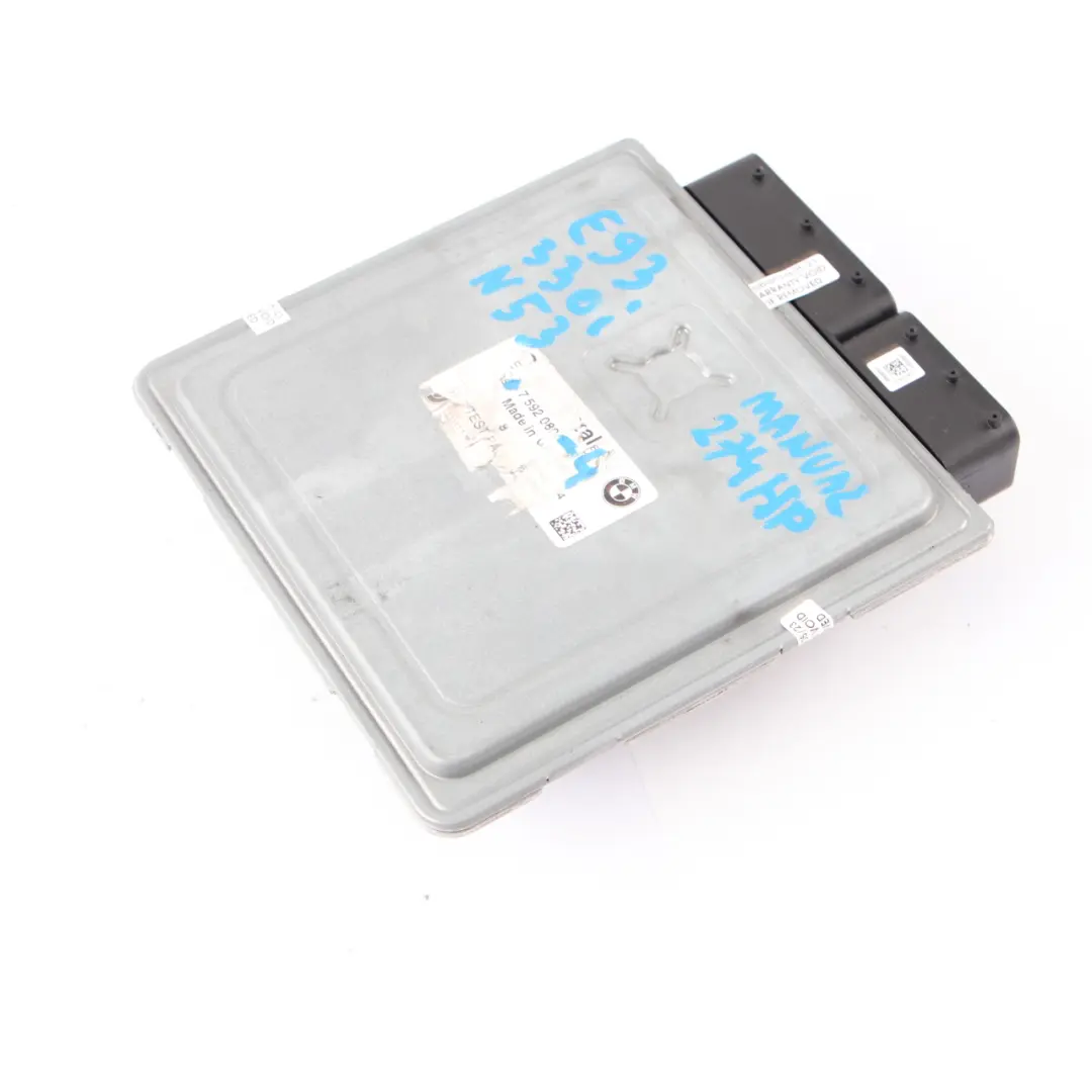 N53 218HP ECU Control Unit DME Manual to BMW E60 E90 E91 LCI 330i 530i with Part number 7592080 BMW E60 E90 E91 LCI 330i 530i N53 218HP ECU Control Unit DME Manual - SKU 7592080-4 - Part number 7592080