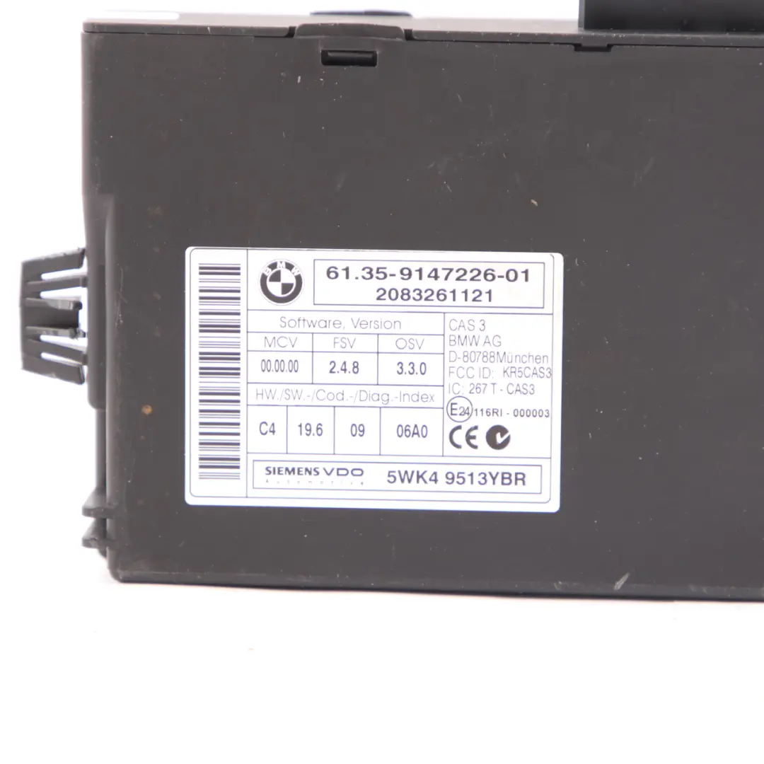 N53 218HP Engine ECU Kit DME CAS3 Key Automatic to BMW E90 E91 LCI 325i with Part number 7592080 BMW E90 E91 LCI 325i N53 218HP Engine ECU Kit DME CAS3 Key Automatic - SKU 7592080-6 - Part number 7592080