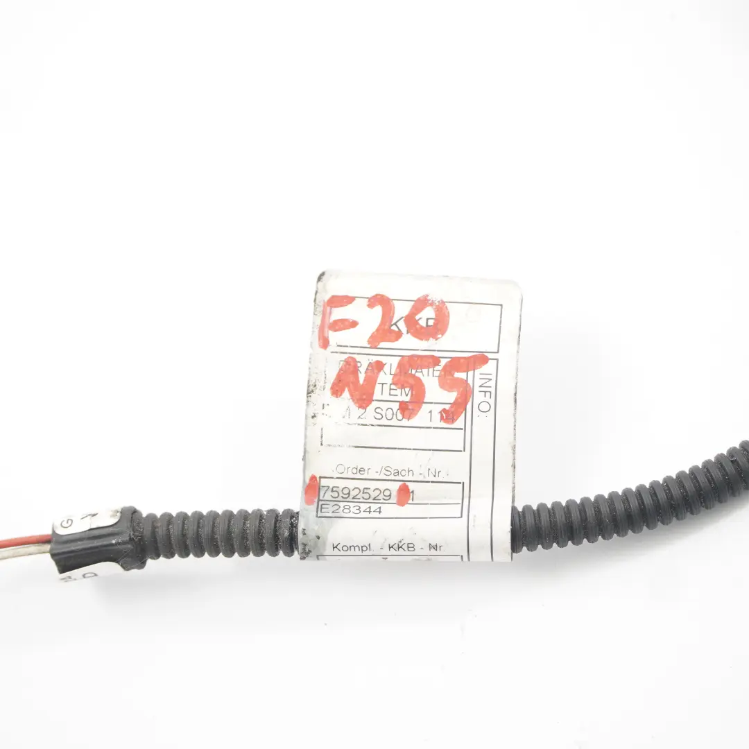 N55 Arnés de cableado del motor Adaptador del sensor sistema 2 para BMW F20 F23 F11 con número de pieza 7592529 BMW F20 F23 F11 N55 Arnés de cableado del motor Adaptador del sensor sistema 2 - SKU 7592529 - Número de pieza 7592529