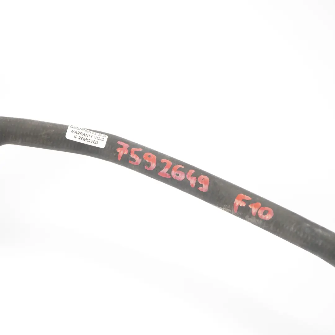 N63 Wąż Płynu Chłodniczego Wody do BMW F10 F11 F12 F13 F07 GT Benzyna o numerze 7592649 BMW F10 F11 F12 F13 F07 GT Benzyna N63 Wąż Płynu Chłodniczego Wody - SKU 7592649 - Numer Części 7592649