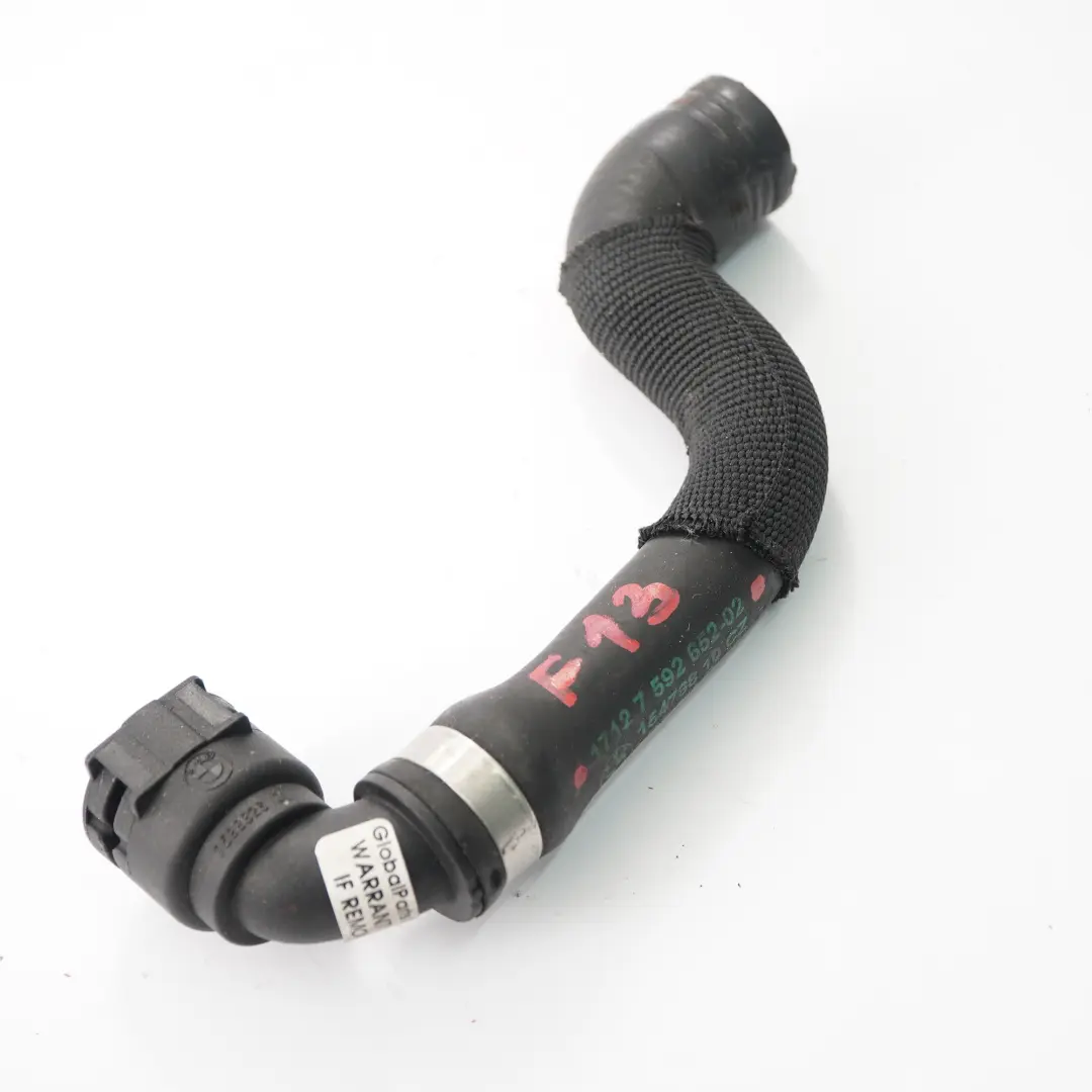 Manguera de agua BMW F10 F11 F12 F13 N63 Tubería refrigerante para con número de pieza 7592652 Manguera de agua BMW F10 F11 F12 F13 N63 Tubería refrigerante - SKU 7592652 - Número de pieza 7592652