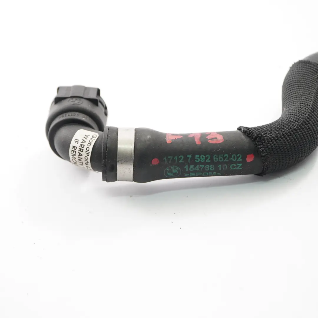 Water Hose BMW F10 F11 F12 F13 N63 Petrol Cooling Coolant Pipe Line to with Part number 7592652 Water Hose BMW F10 F11 F12 F13 N63 Petrol Cooling Coolant Pipe Line - SKU 7592652 - Part number 7592652