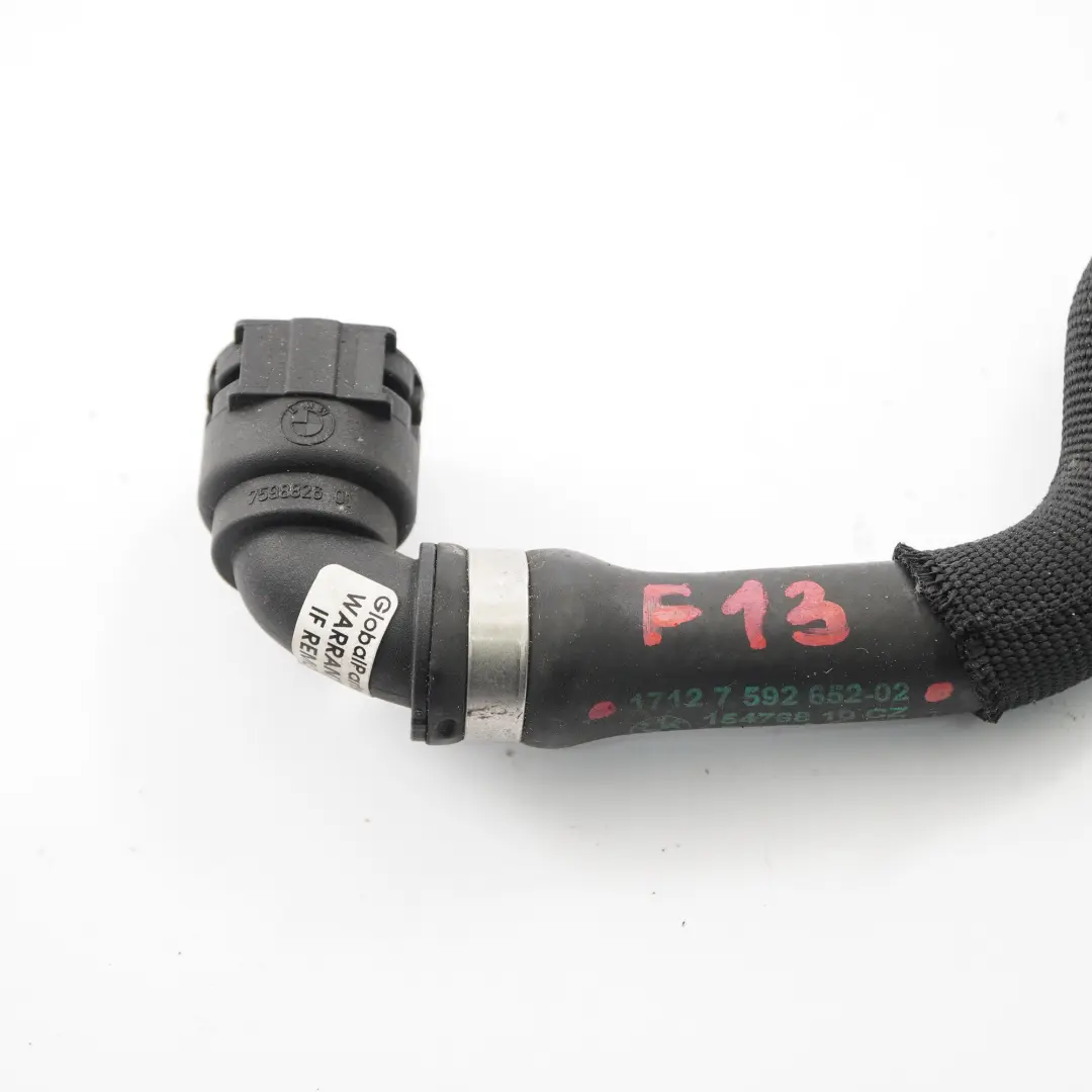  Manguera de agua BMW F10 F11 F12 F13 N63 Tubería refrigerante - SKU 7592652 - Número de pieza 7592652