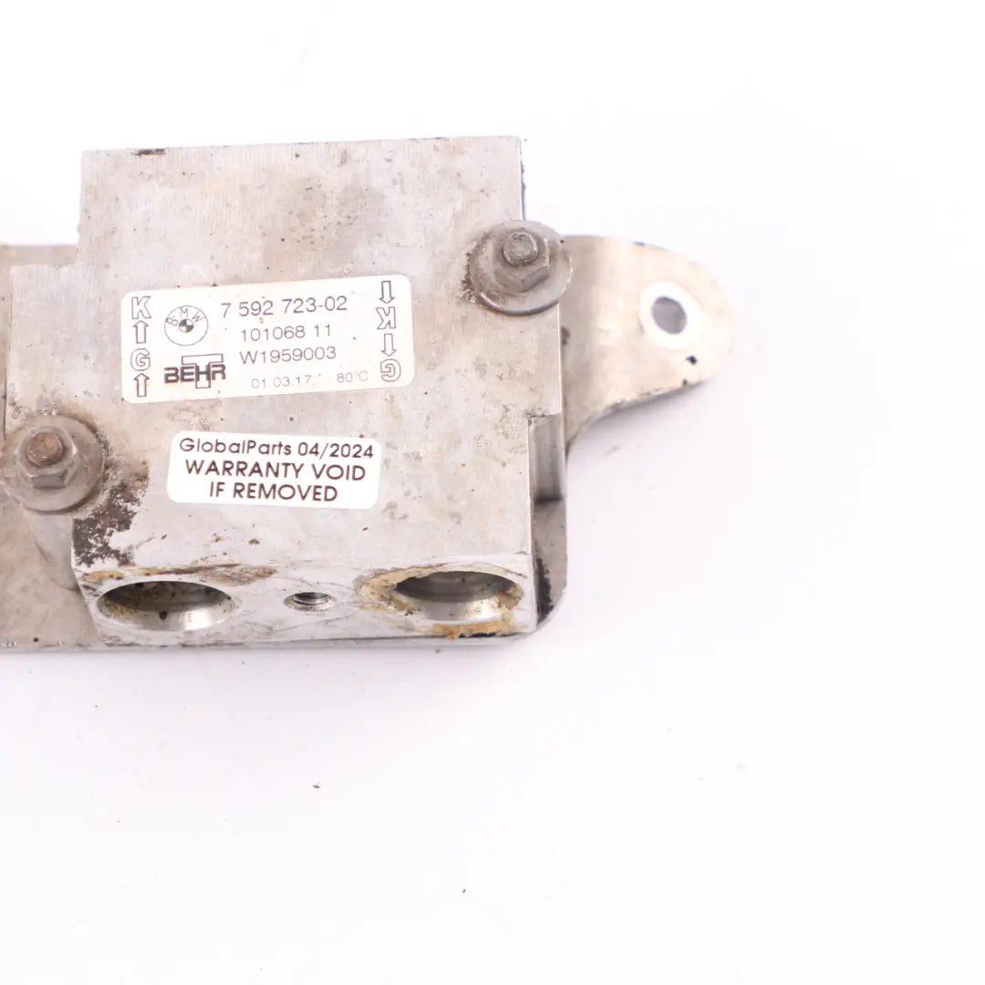 Gearbox Oil Cooler Thermostat to BMW F87 M2 F80 M3 F82 F83 M4 with Part number 7592723 BMW F87 M2 F80 M3 F82 F83 M4 Gearbox Oil Cooler Thermostat - SKU 7592723-2 - Part number 7592723