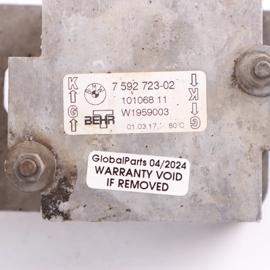 BMW F80 M3 F82 F83 M4 Thermostat Huile Transmission Porte-tuyau glacière - SKU 7592723-2 - Numéro de pièce 7592723