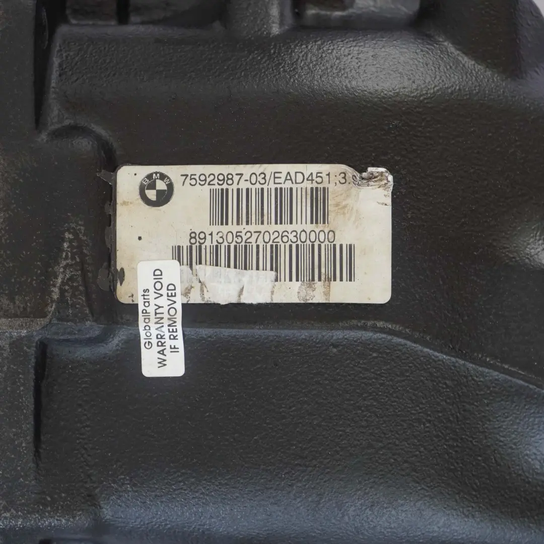 BMW X1 E84 Differenziale Asse Posteriore Diversi 3,91 GARANZIA - SKU 7592987 - Numero di parte 7592987