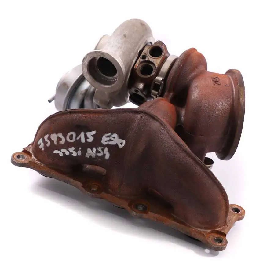 N54 Obudowa Turbosprężarka do BMW E90 E91 E92 335i o numerze 7593015 BMW E90 E91 E92 335i N54 Obudowa Turbosprężarka - SKU 7593015-2 - Numer Części 7593015
