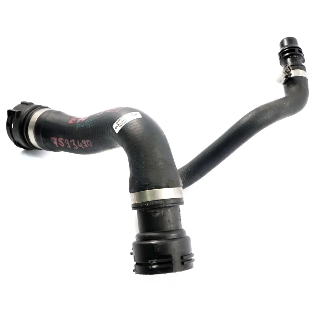  Radiator Hose BMW X5 X6 E70 E71 3.0si N52N Coolant Line Pipe Petrol - SKU 7593490 - Part number 7593490