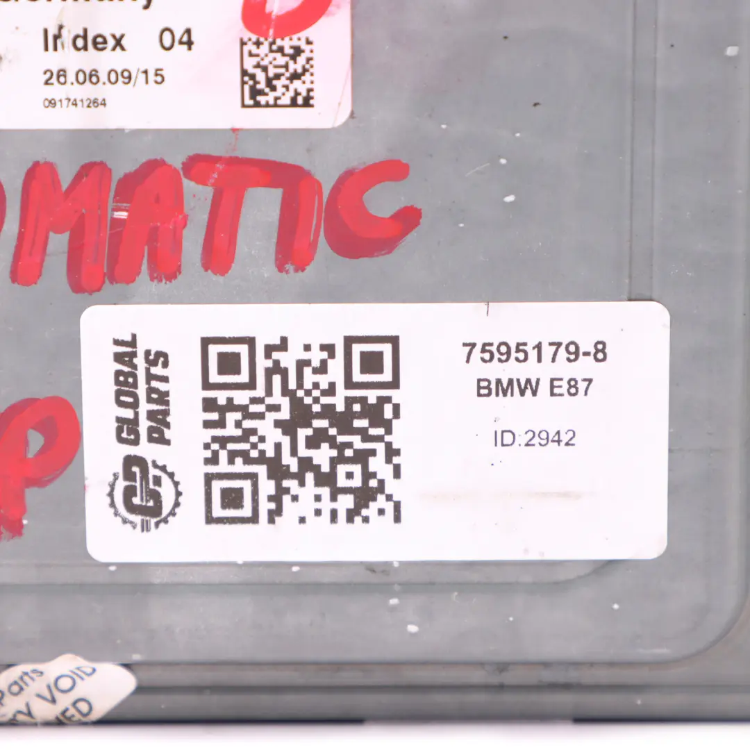 BMW E81 E87 LCI 120i E90 E91 320i N43 170HP Motore ECU DME Automatico - SKU 7595179-8 - Numero di parte 7595179