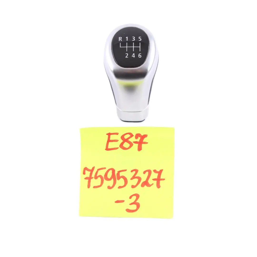 BMW E81 E82 E87 Shift Gear Knob Selector Chrome Ring 6-Speed - SKU 7595327-3 - Part number 7595327