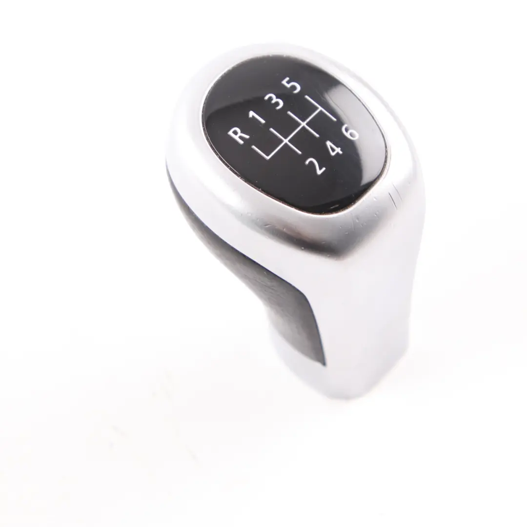 Schalthebel Knauf Chromring 6-Gang für BMW E81 E82 E87 mit Teilenummer 7595327 BMW E81 E82 E87 Schalthebel Knauf Chromring 6-Gang - SKU 7595327-6 - Teilenummer 7595327