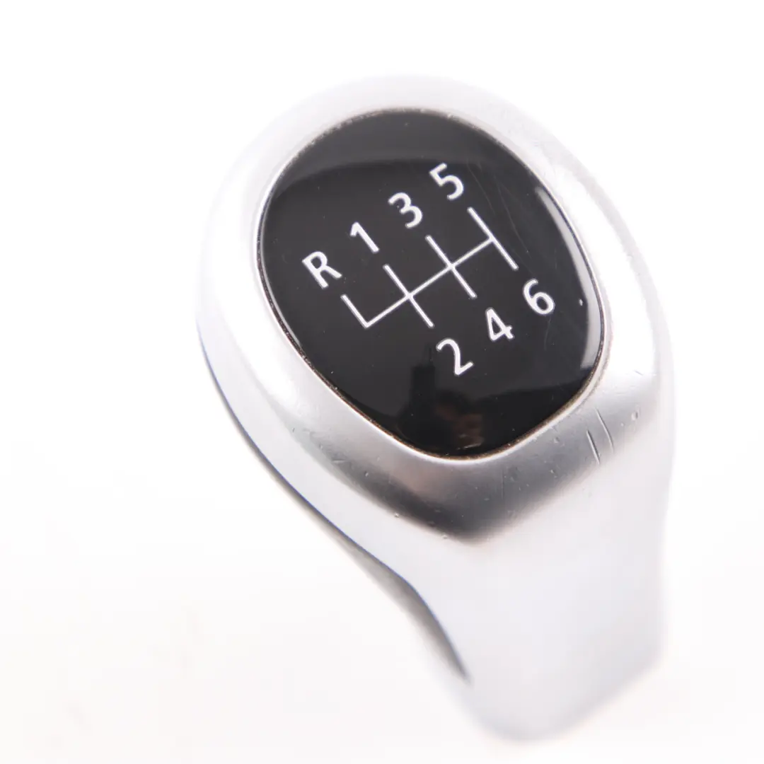 Pomo de la palanca cambios Anillo cromado 6-Velocidades para BMW E81 E82 E87 con número de pieza 7595327 BMW E81 E82 E87 Pomo de la palanca cambios Anillo cromado 6-Velocidades - SKU 7595327-6 - Número de pieza 7595327