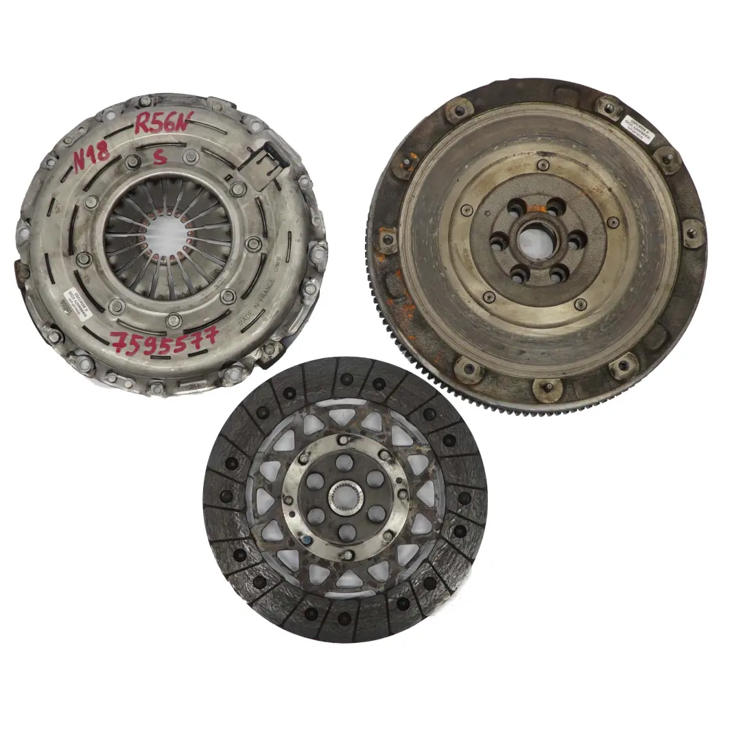 Gasolina N18 Kit De embrague De doble volante bimasa para Mini R55 R56 LCI R60 R61 con número de pieza 7595577 Mini R55 R56 LCI R60 R61 Gasolina N18 Kit De embrague De doble volante bimasa - SKU 7595577 - Número de pieza 7595577