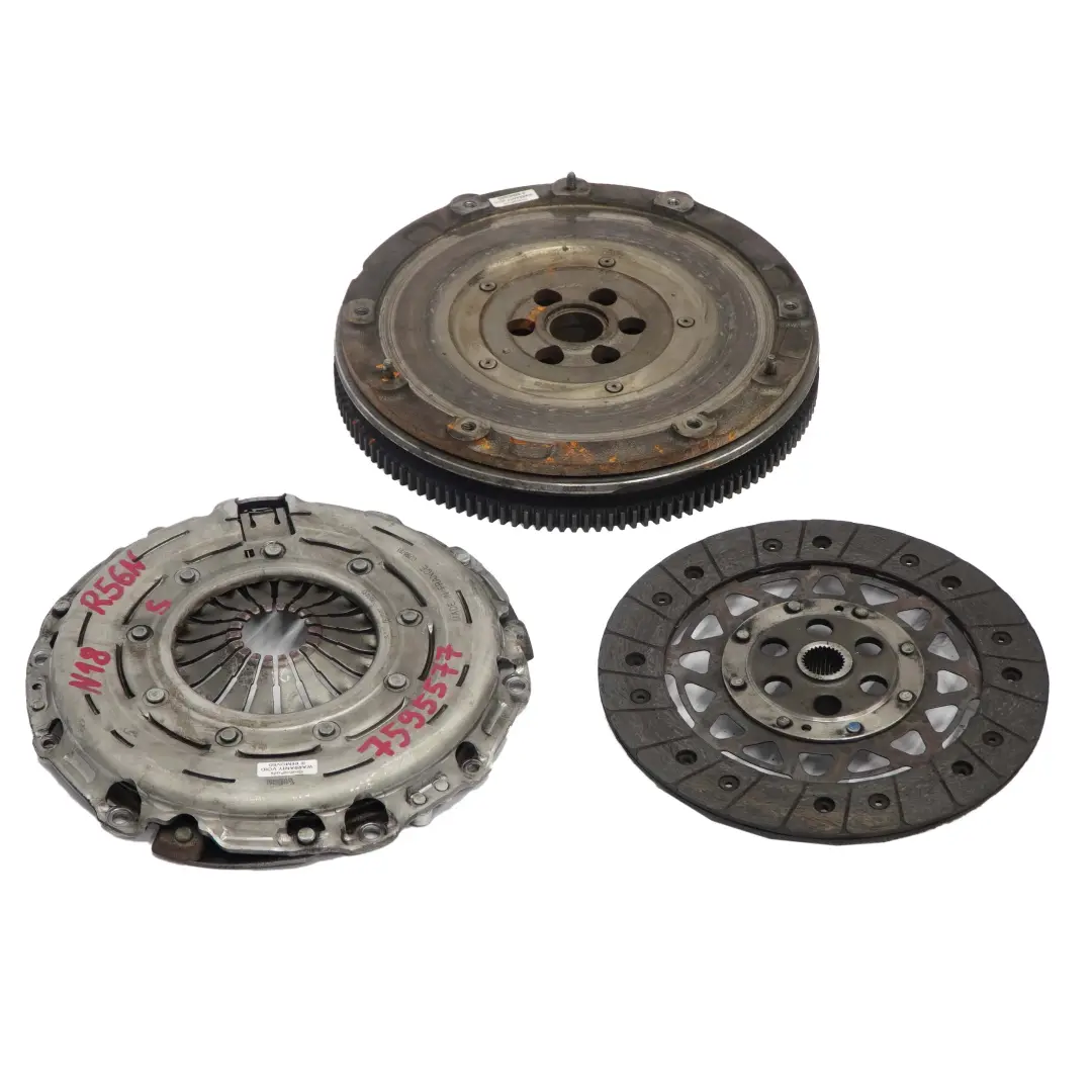 Sprzęgło Dwumas Komplet do Mini Cooper S R56 LCI N18 o numerze 7595577 Mini Cooper S R56 LCI N18 Sprzęgło Dwumas Komplet - SKU 7595577 - Numer Części 7595577