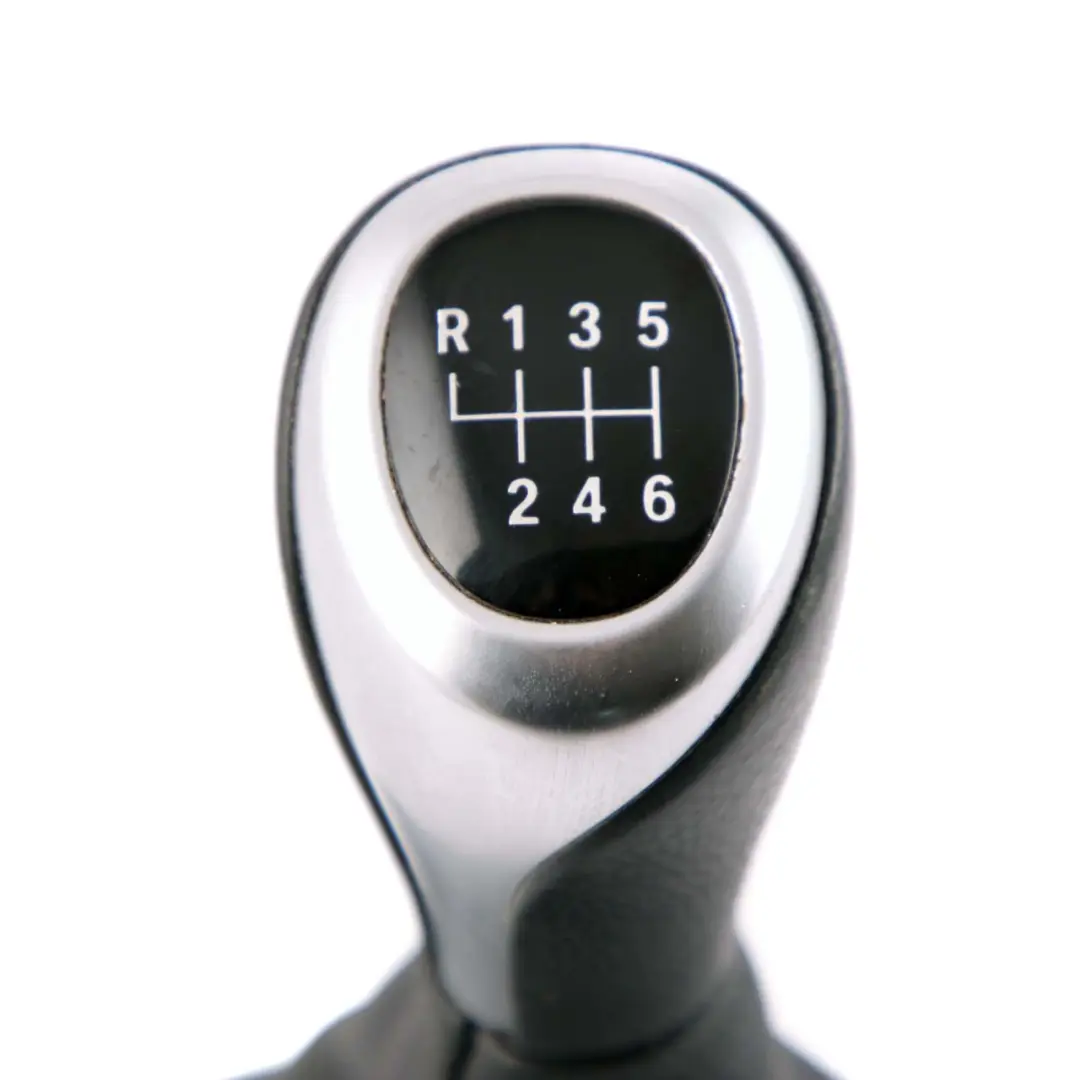 BMW 1 2 F20 F21 LCI F22 Speed Gear Knob &amp; Gaiter 6 Speed Perlglanz Chrom - SKU rhd-7596011 - Part number 7596011