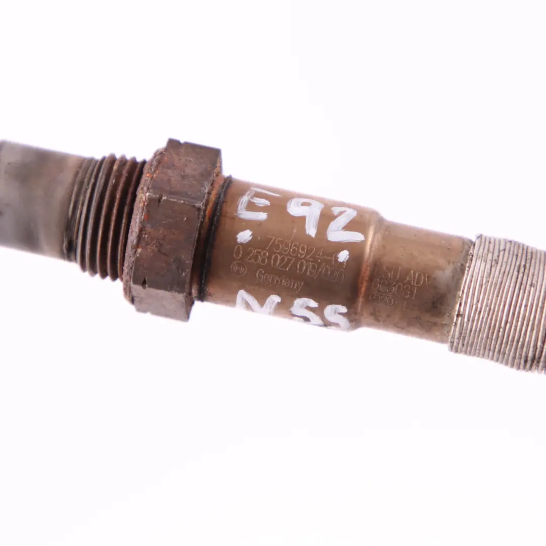 BMW E82 E90 E91 E92 LCI F20 F30 E31 N55 Sonda Lambda Reguladora Gasolina L=740MM - SKU 7596924 - Número de pieza 7596924