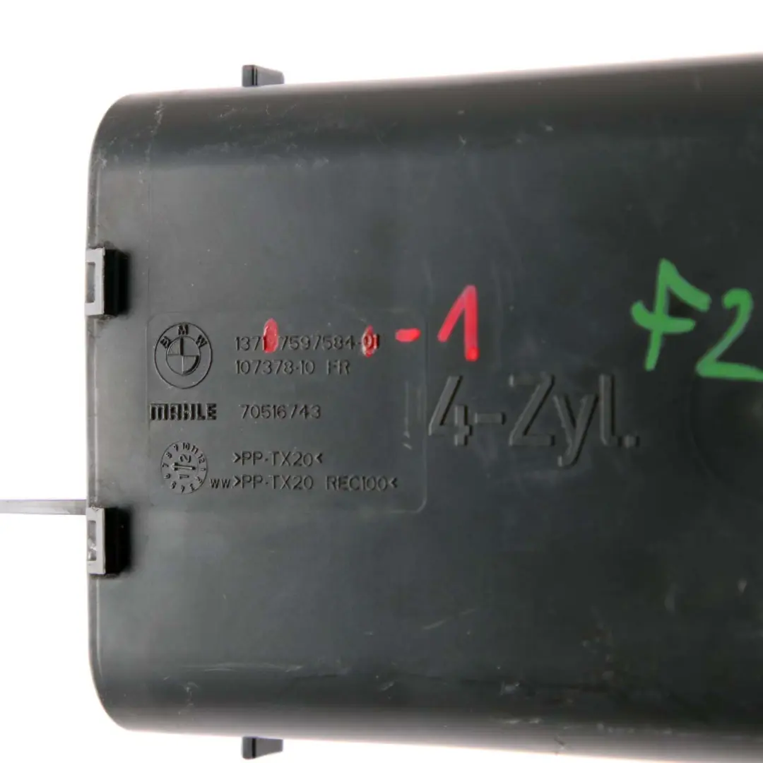 Lufteinlasskanal BMW F20 F21 F30 F31 Ansaugung Ansaugschalldämpfer - SKU 7597584-1 - Teilenummer 7597584