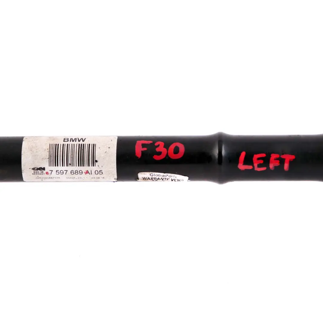 N47S1 N57N Rear Axle Left N/S Output Drive Shaft Driveshaft BMW F20 F30 - SKU 7597689 - Part number 7597689