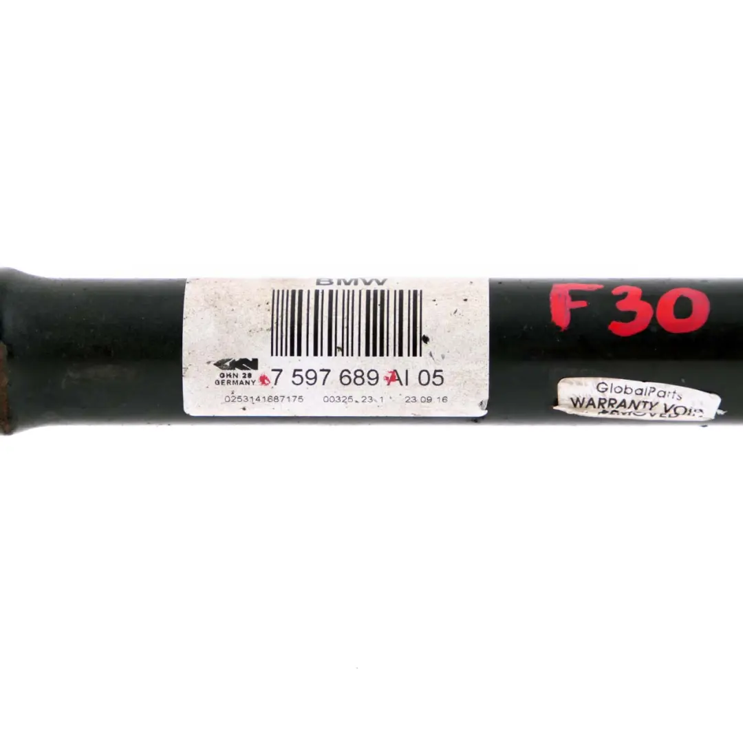 N47S1 N57N Rear Axle Left N/S Output Drive Shaft Driveshaft BMW F20 F30 - SKU 7597689 - Part number 7597689