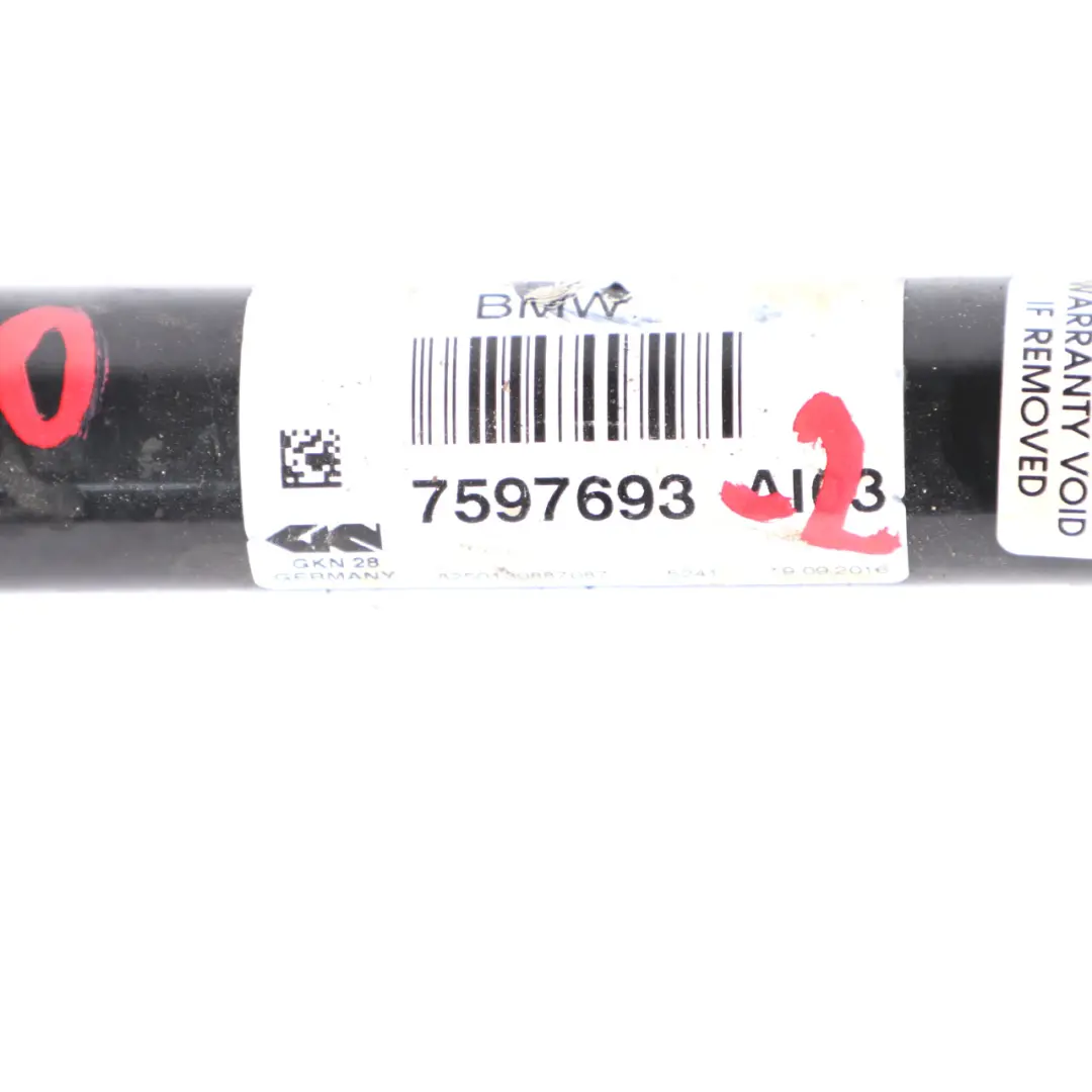 Shaft BMW F20 F30 F31 N47N Output Front Left N/S Axle to Drive with Part number 7597693 Drive Shaft BMW F20 F30 F31 N47N Output Front Left N/S Axle - SKU 7597693-2 - Part number 7597693