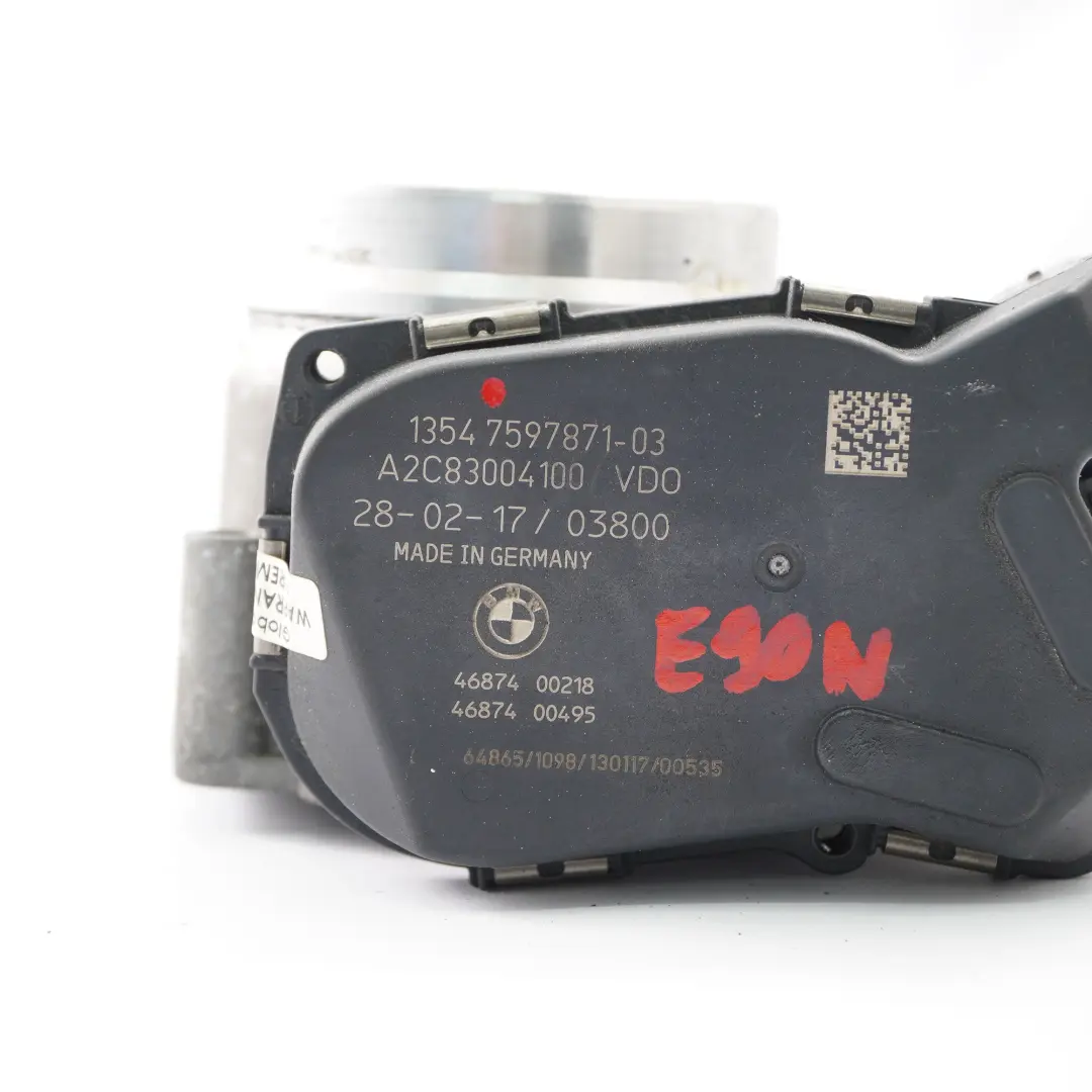 BMW E90 LCI F30 Drossel Klappe N55 F80 M3 F87 M2 F82 M4 S55 - SKU 7597871 - Teilenummer 7597871