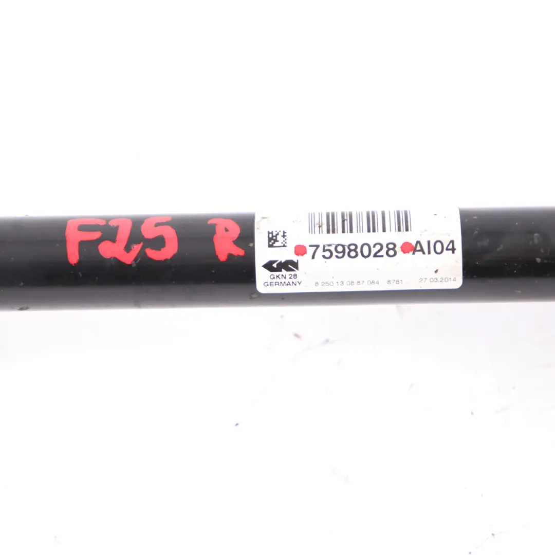  Front Driveshaft BMW X3 F25 X4 F26 Axle Right O/S Shaft xDrive L=910MM - SKU 7598028 - Part number 7598028
