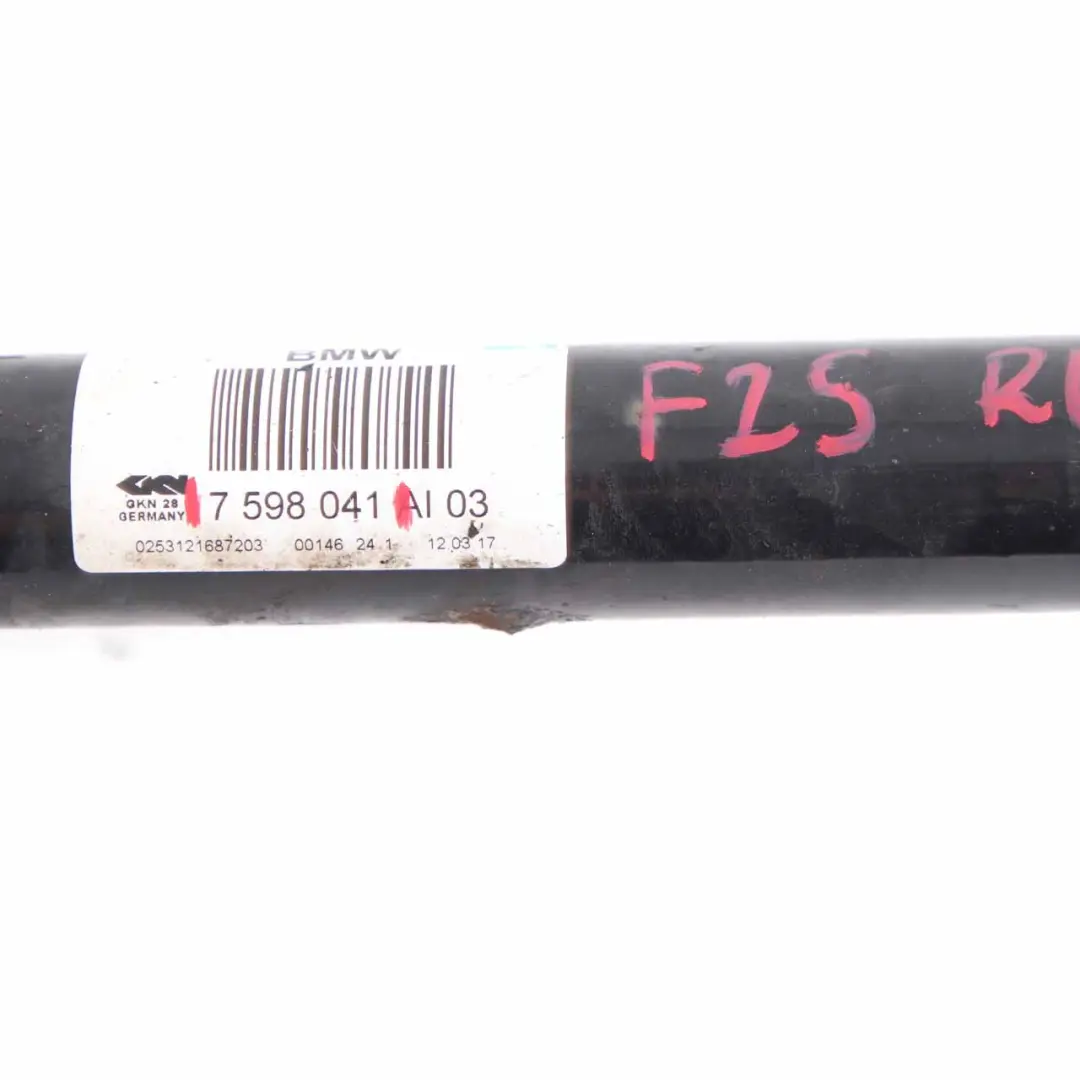 BMW X3 F25 X4 F26 Diesel Drive Shaft Rear Axle Left N/S Output Shaft - SKU 7598041 - Part number 7598041