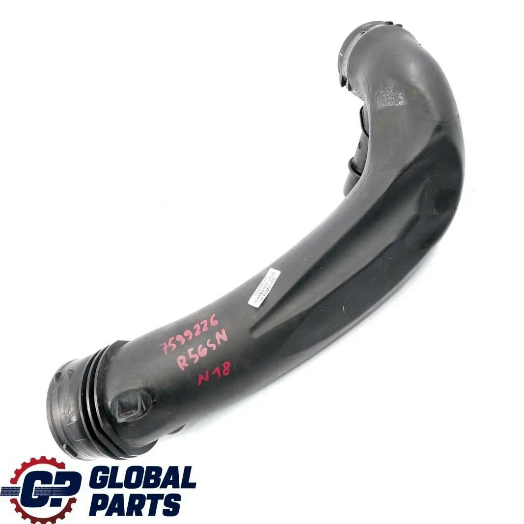 Intake Hose Mini Cooper S R55 R56 R57 LCI N18 Air Duct Pipe Silencer to with Part number 7599226 Intake Hose Mini Cooper S R55 R56 R57 LCI N18 Air Duct Pipe Silencer - SKU 7599226 - Part number 7599226
