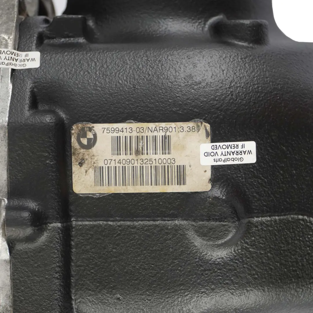 BMW F20 F21 125d N47S1 Rear Differential Diff 3,38 Ratio Manual WARRANTY - SKU 7599413 - Part number 7599413