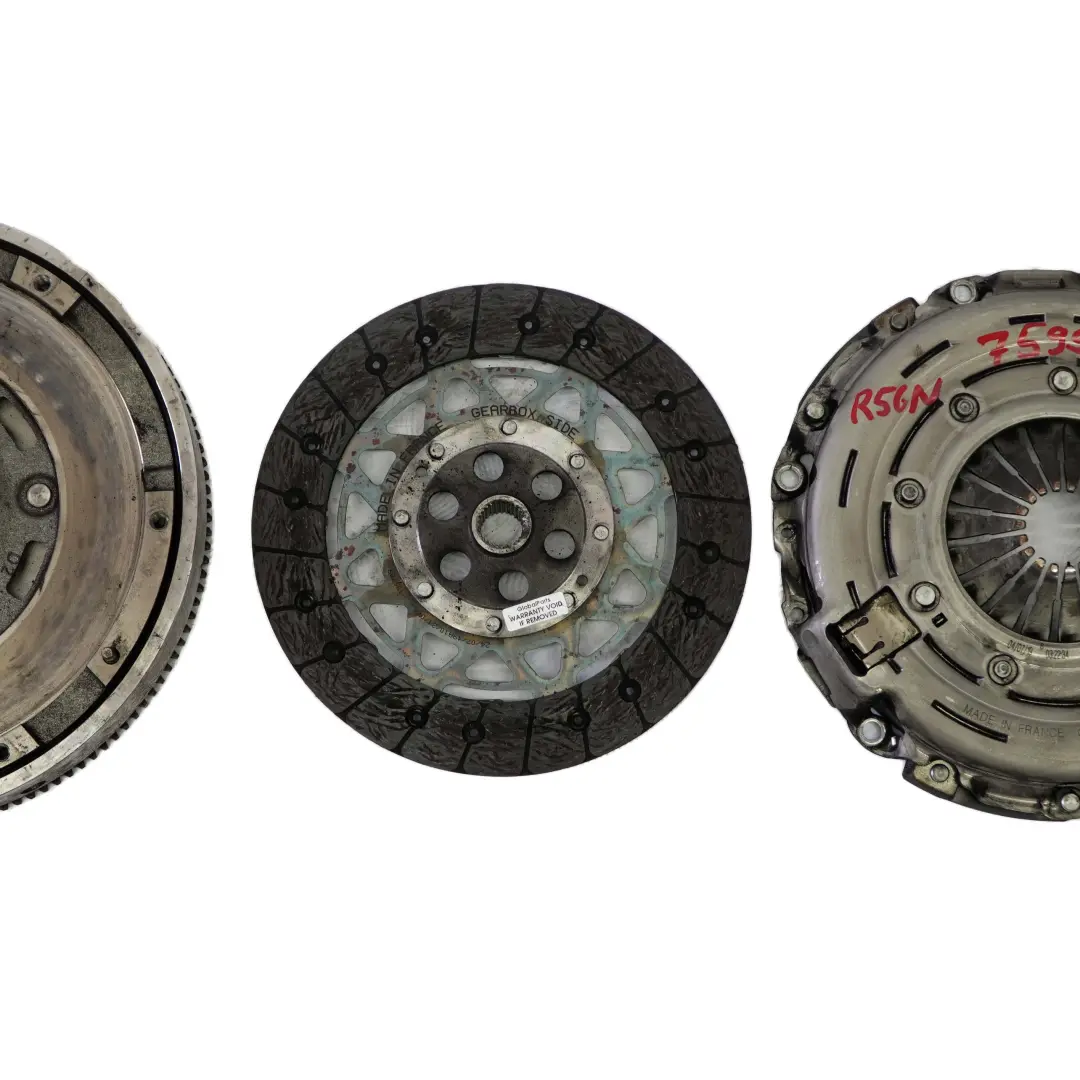 Zweimassenschwungrad Kupplungssatz für Mini Cooper One D R55 R56 LCI R60 Diesel mit Teilenummer 7599835 Mini Cooper One D R55 R56 LCI R60 Diesel Zweimassenschwungrad Kupplungssatz - SKU 7599835 - Teilenummer 7599835