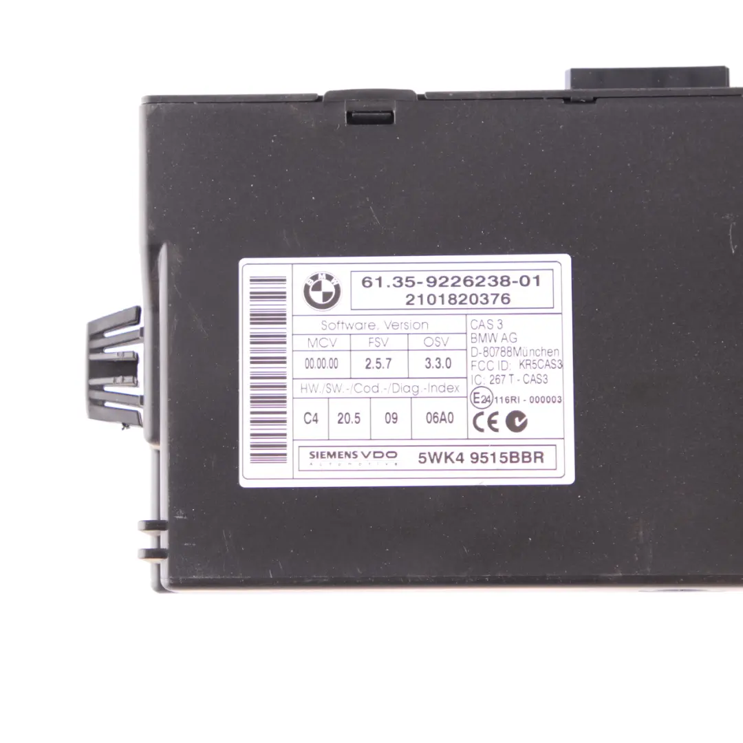 N43 ECU Kit DME CAS3 Key Manual BMW E87 LCI E90 118i 318i Petrol - SKU 7599881-7 - Part number 7599881