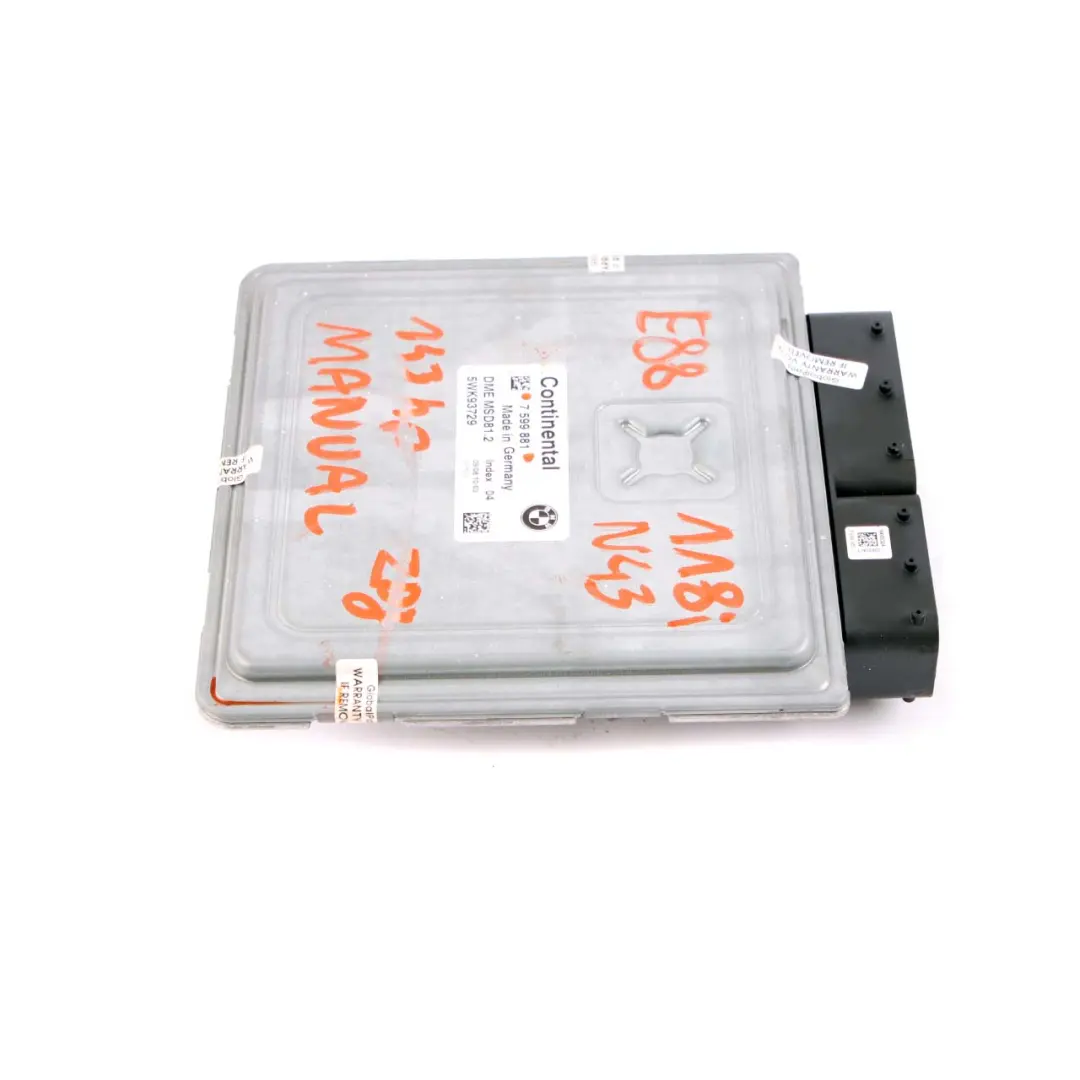 Gasolina N43 143HP ECU Unidad Control DME Manual para BMW E87 E90 118i 318i con número de pieza 7599881 BMW E87 E90 118i 318i Gasolina N43 143HP ECU Unidad Control DME Manual - SKU 7599881-9 - Número de pieza 7599881