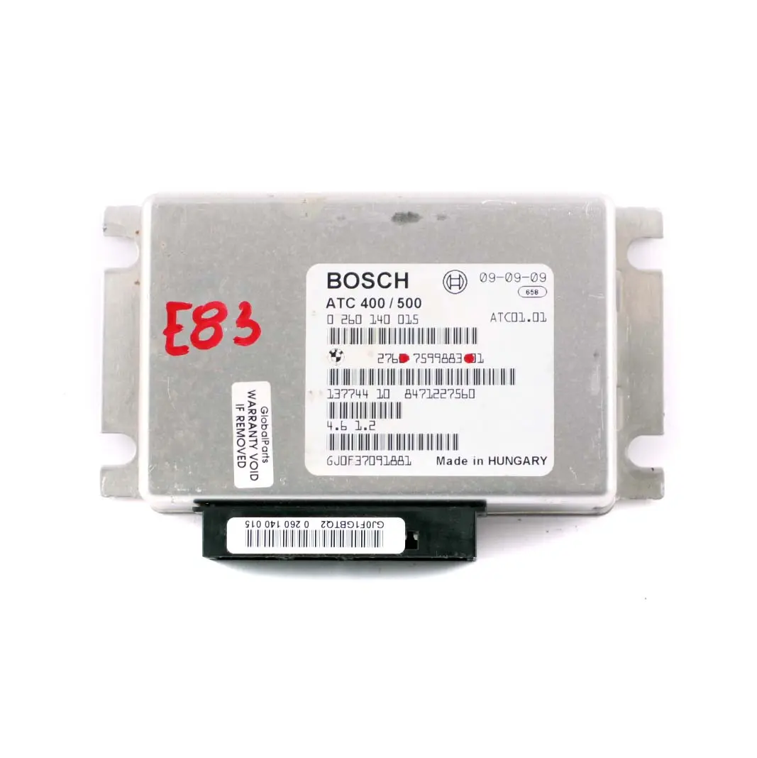 Steuergerät Verteilergetriebe Modul für BMW X3 X5 er E53 E83 mit Teilenummer 7599883 BMW X3 X5 er E53 E83 Steuergerät Verteilergetriebe Modul - SKU 7599883 - Teilenummer 7599883