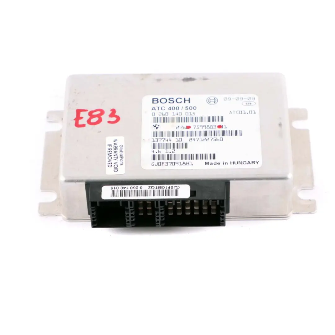 Steuergerät Verteilergetriebe Modul für BMW X3 X5 er E53 E83 mit Teilenummer 7599883 BMW X3 X5 er E53 E83 Steuergerät Verteilergetriebe Modul - SKU 7599883 - Teilenummer 7599883