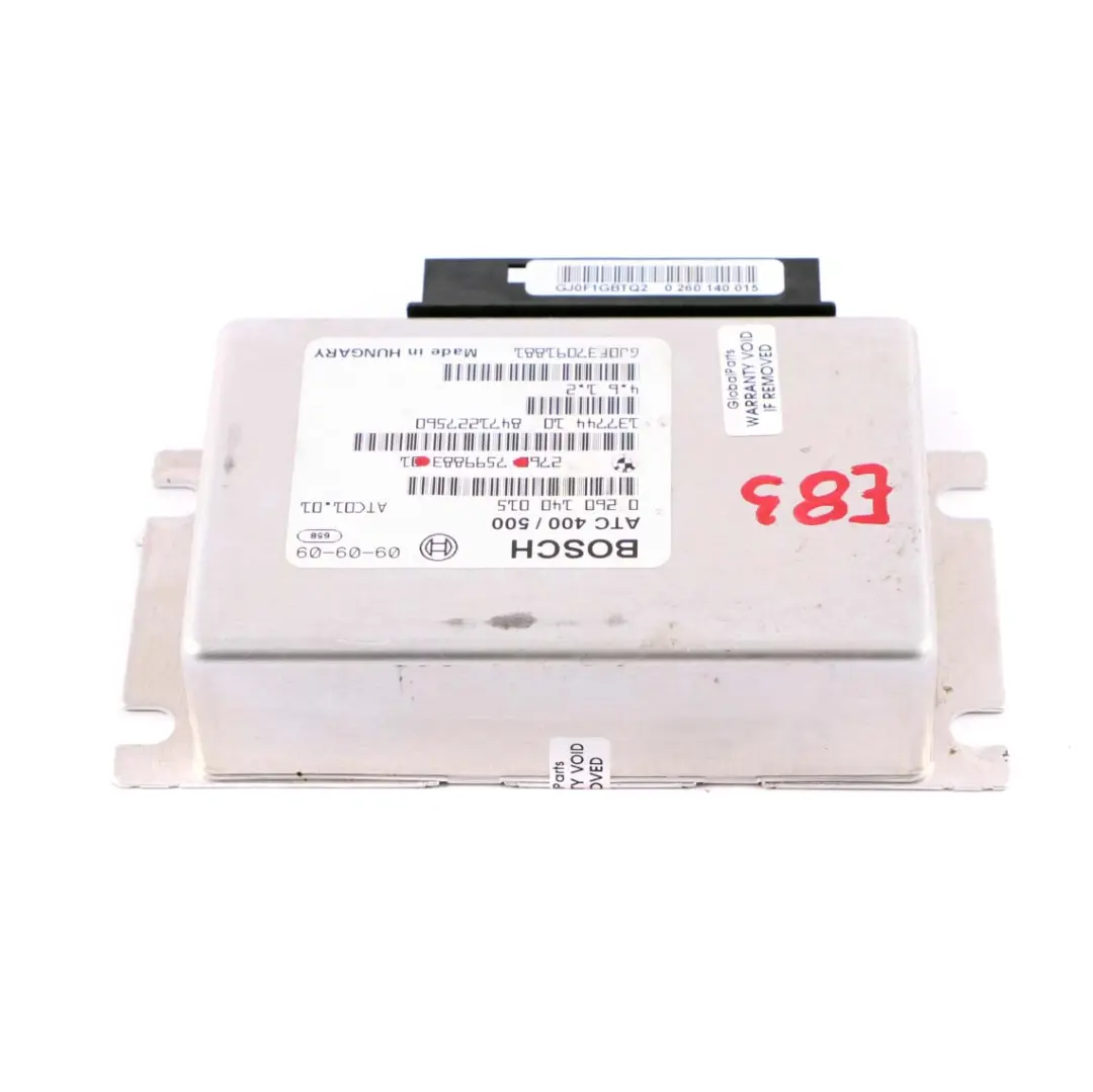 BMW X3 X5 er E53 E83 Steuergerät Verteilergetriebe Modul - SKU 7599883 - Teilenummer 7599883