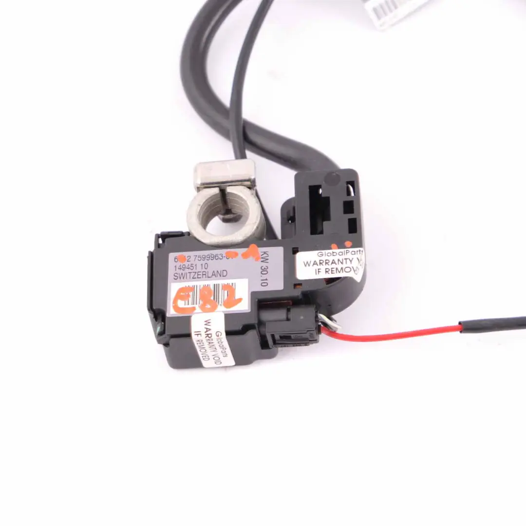 BMW E82 E88 IBS Kabel Batterie Blei Negativ Schwarz Draht Verkabelung - SKU 7599963-1 - Teilenummer 7599963